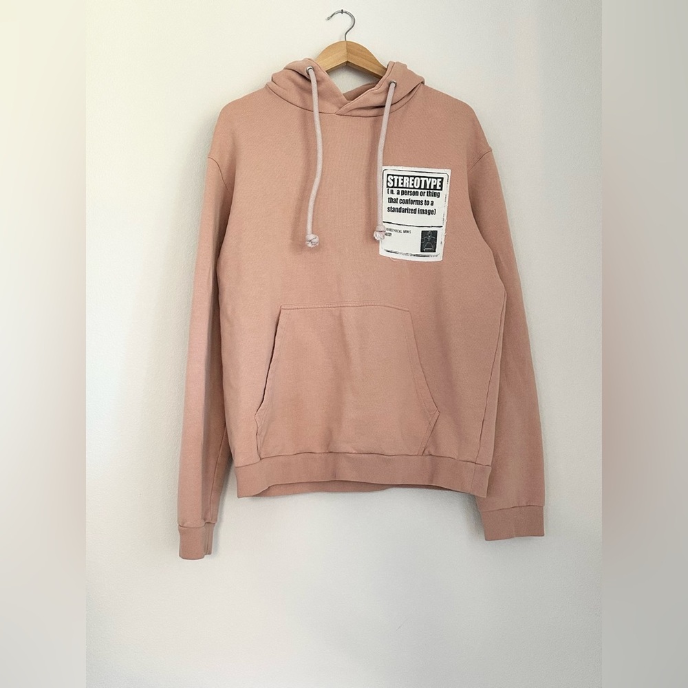 BRAND NEW MAISON MARGIELA STEREOTYPE LOGO HOODIE WITH PATCH